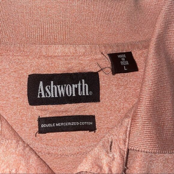 🏷️ 5 for $25 - ASHWORTH Double Mercerized Cotton Golf Polo - Picture 2 of 8